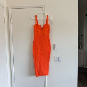 FASHION NOVA Midi Bandage Bodycon Dress